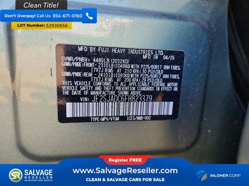 Used 2015 Subaru Forester 2.5i Premium w/ All-Weather Package AWD/4WD image 17