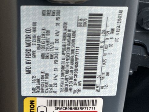 Certified 2025 Ford Bronco Sport Big Bend AWD/4WD image 36