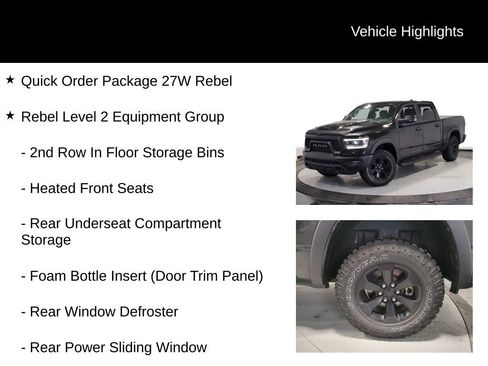Used 2023 RAM 1500 Rebel w/ Rebel Level 2 Equipment Group image 7