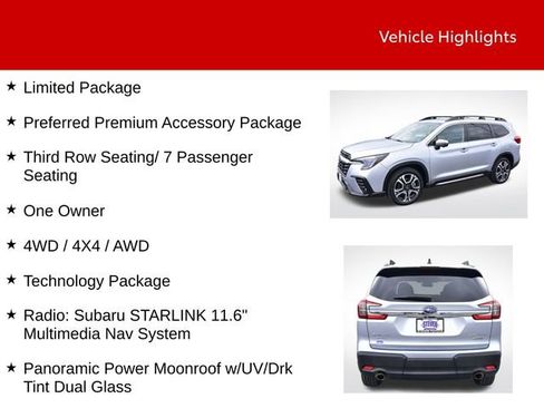 Used 2023 Subaru Ascent Limited w/ Technology Package AWD/4WD image 9