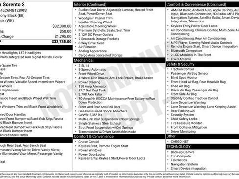Certified 2022 Kia Sorento S image 37