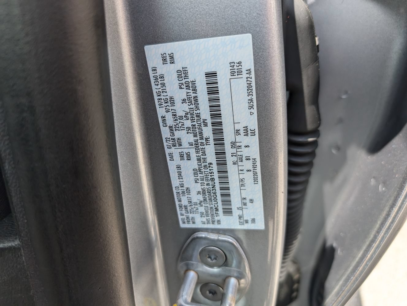 Used 2022 Ford Escape SE w/ Convenience Package FWD image 26