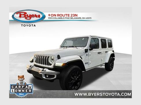 Used 2025 Jeep Wrangler Unlimited Sahara w/ Safety Group AWD/4WD image 1