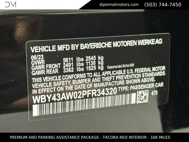 Used 2023 BMW i4 eDrive35 w/ Premium Package RWD image 50