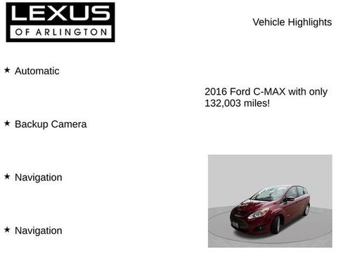 Used 2016 Ford C-MAX SEL w/ Equipment Group 302A FWD image 7