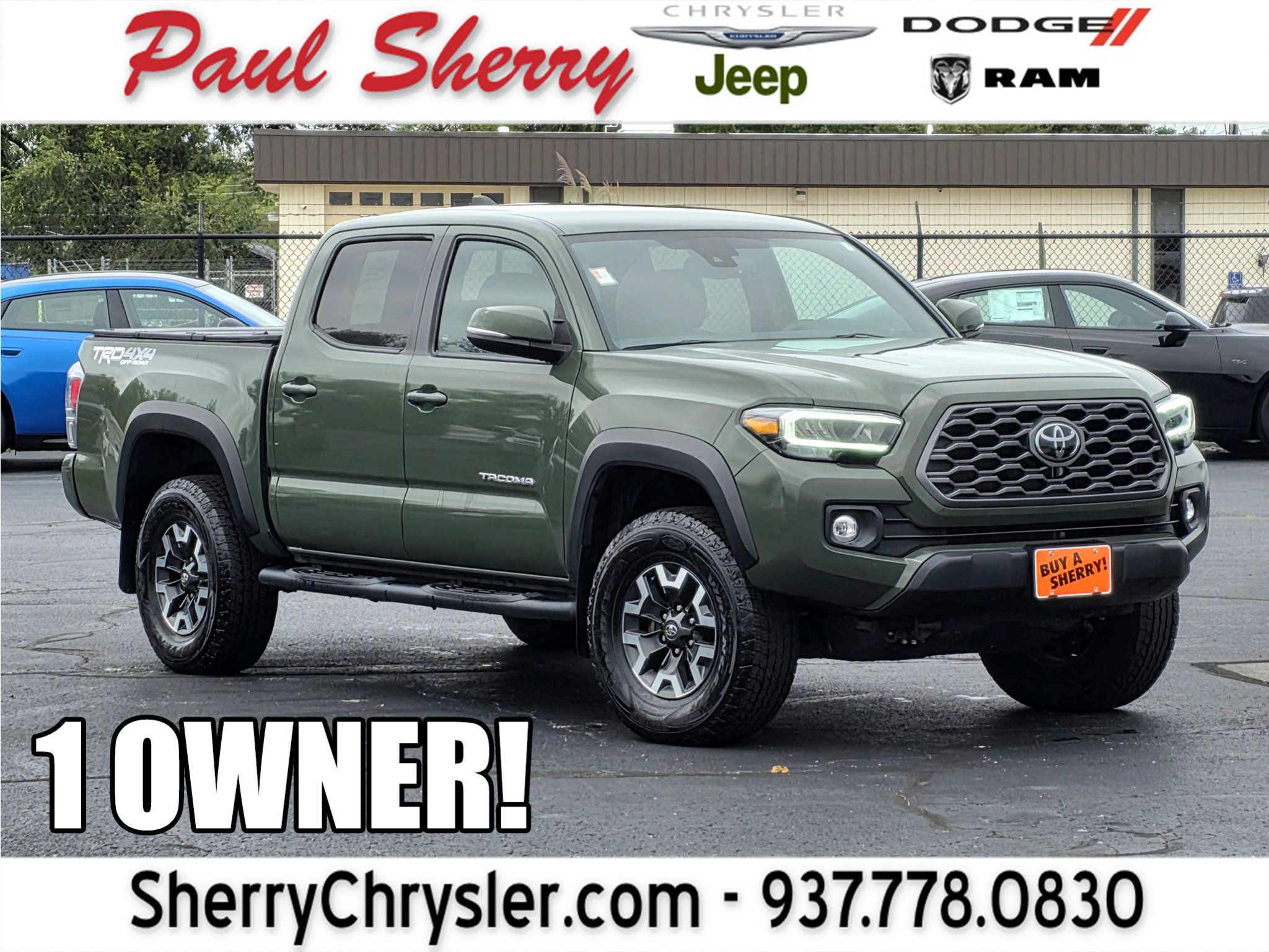 Used 2021 Toyota Tacoma TRD Off-Road w/ Technology Package AWD/4WD image 1