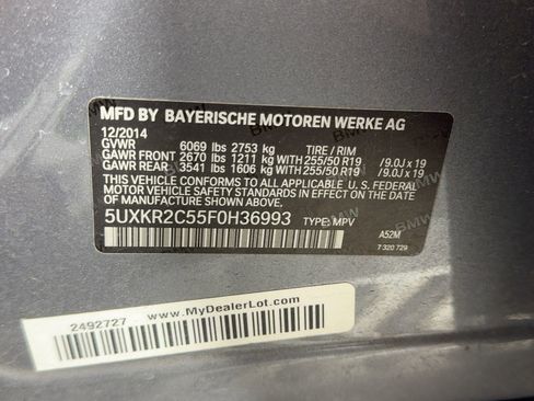 Used 2015 BMW X5 sDrive35i image 19