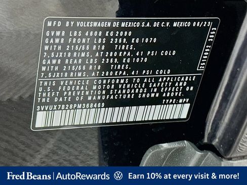 Certified 2023 Volkswagen Taos SE AWD/4WD image 36