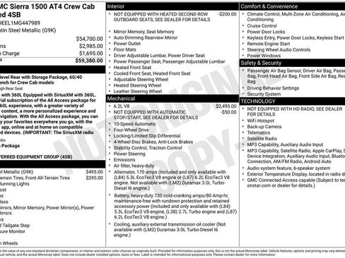 Used 2021 GMC Sierra 1500 AT4 AWD/4WD image 2