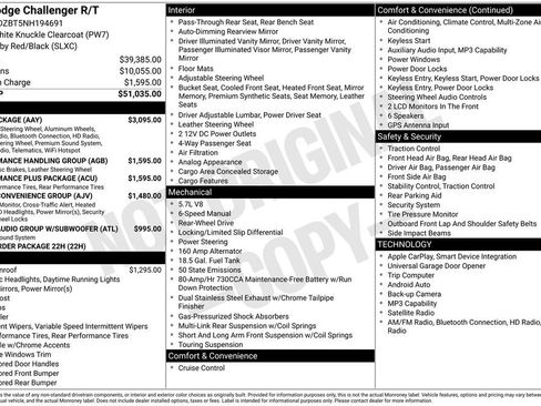 Used 2022 Dodge Challenger R/T w/ Plus Package RWD image 33