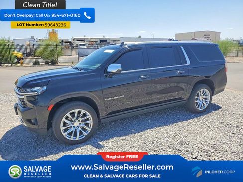 Used 2021 Chevrolet Suburban Premier w/ Premium Package AWD/4WD image 1