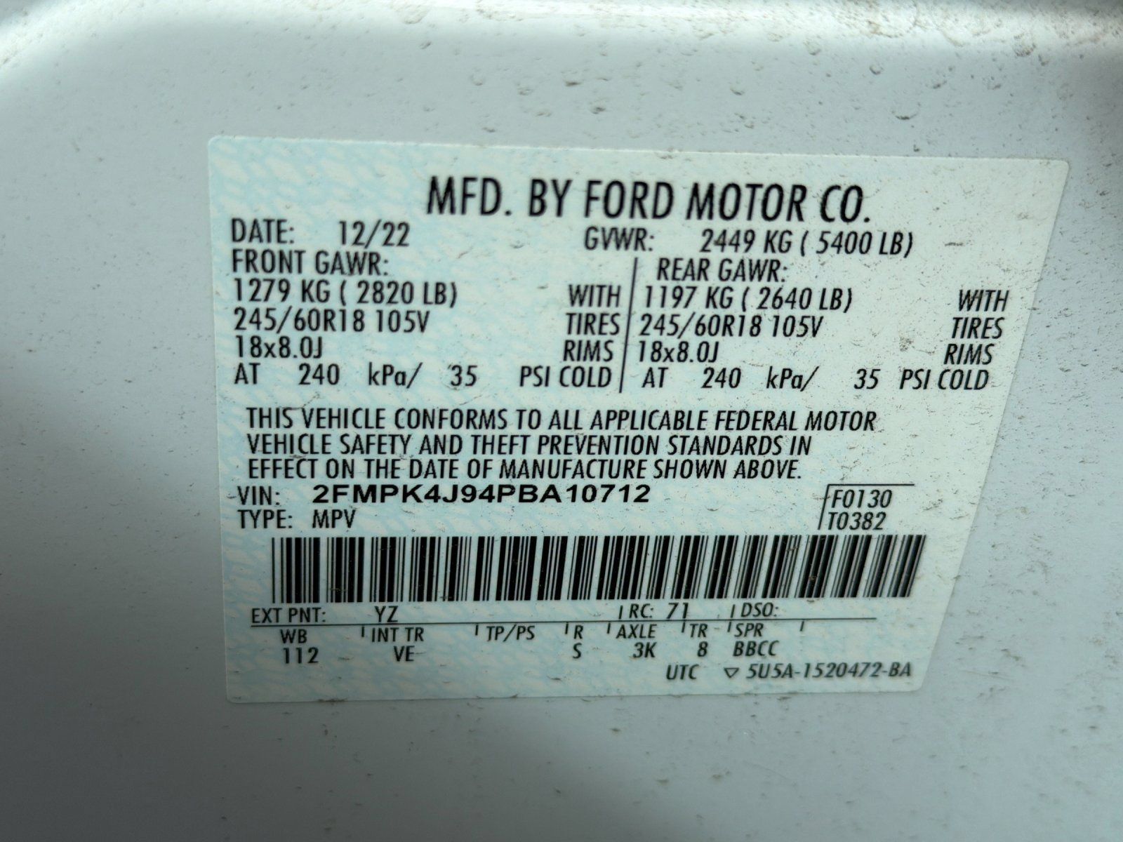 Used 2023 Ford Edge SEL w/ Convenience Package AWD/4WD image 39
