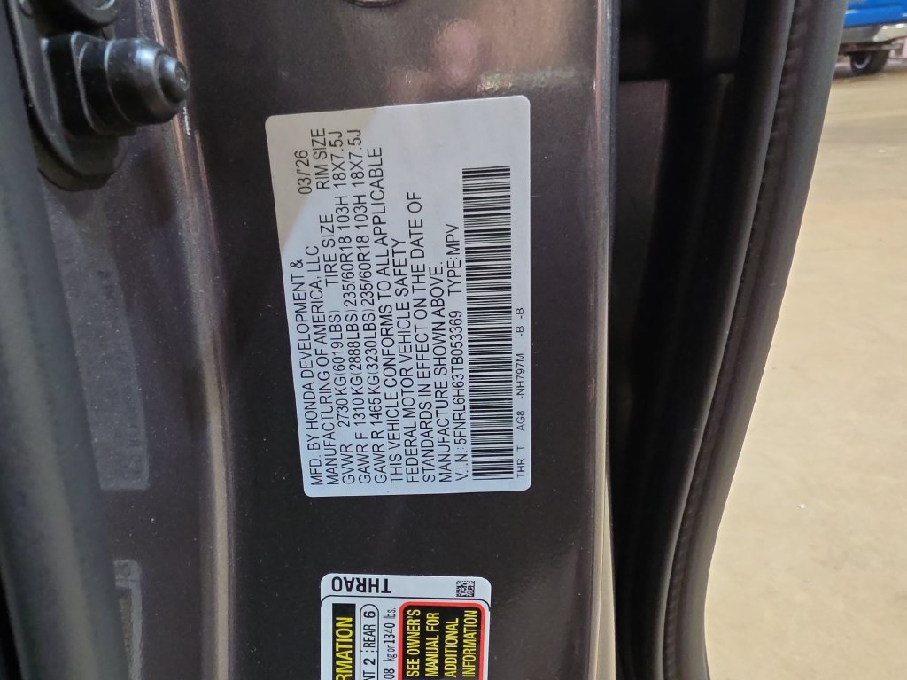 Certified 2026 Honda Odyssey EX-L image 27