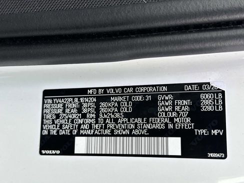 Used 2020 Volvo XC90 T6 Inscription w/ Protection Package Premier AWD/4WD image 41
