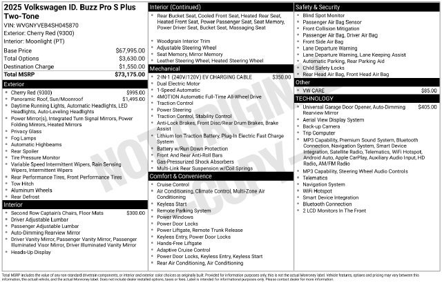Certified 2025 Volkswagen ID. Buzz Pro S Plus AWD/4WD image 29