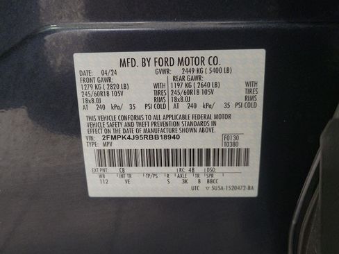 Used 2024 Ford Edge SEL w/ Convenience Package AWD/4WD image 28