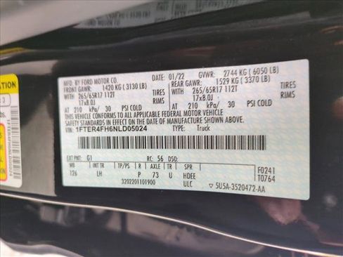 Used 2022 Ford Ranger XLT w/ Equipment Group 301A Mid image 25