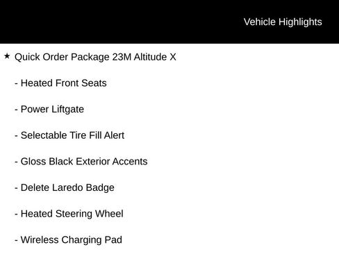 New 2025 Jeep Grand Cherokee Altitude AWD/4WD image 16
