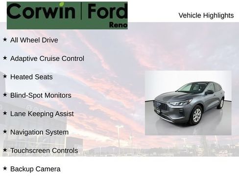Certified 2023 Ford Escape Active w/ Tech Pack #1 AWD/4WD image 7