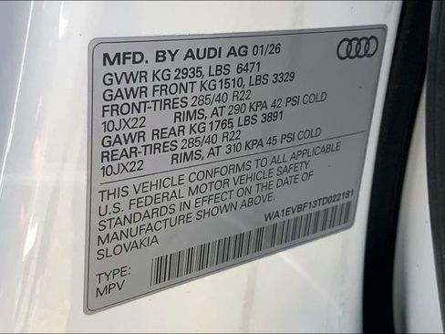 New 2026 Audi Q8 Premium Plus image 12