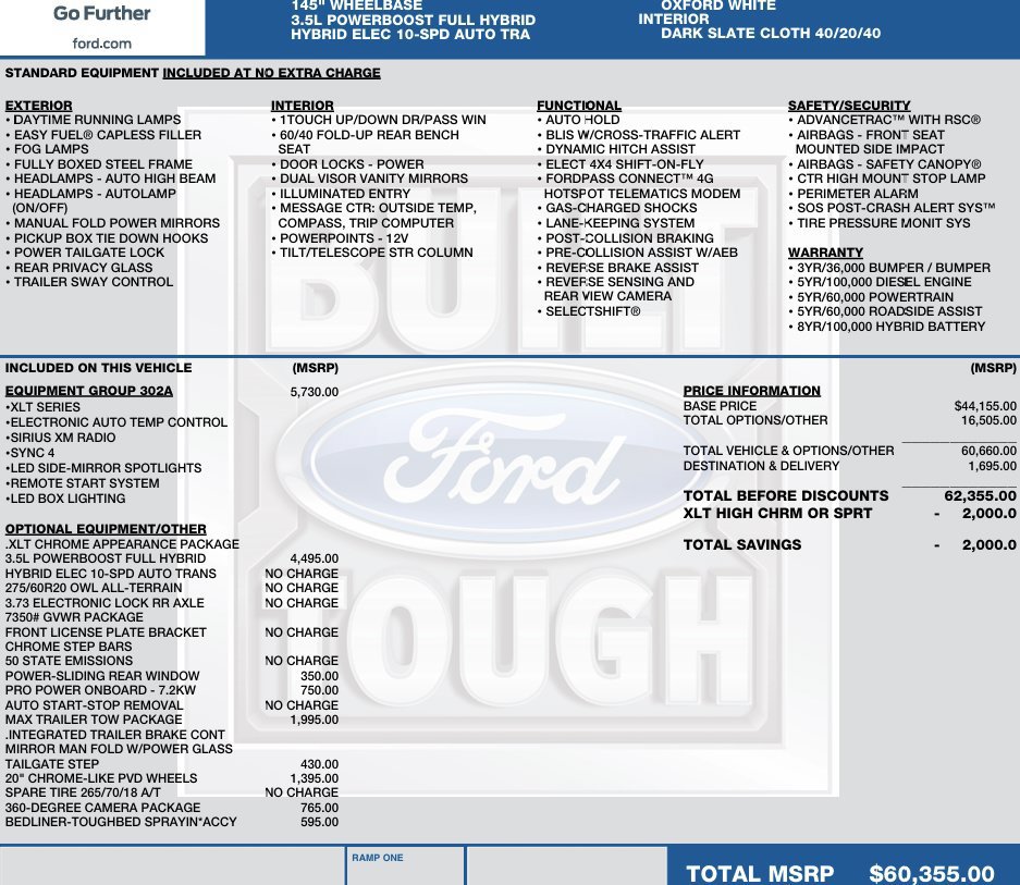 Used 2021 Ford F150 XLT w/ Equipment Group 302A High AWD/4WD image 2