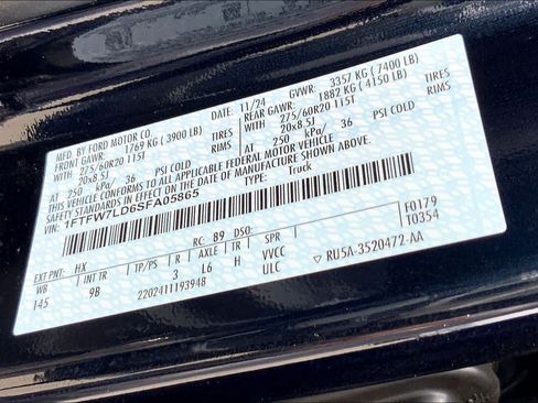 Certified 2025 Ford F150 Platinum AWD/4WD image 33