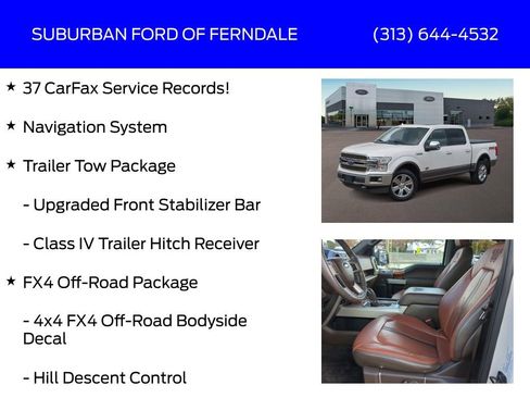 Used 2018 Ford F150 King Ranch w/ Equipment Group 601A Luxury image 4