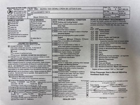 Used 2023 GMC Sierra 1500 Denali w/ Denali Reserve Package image 33