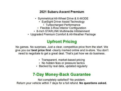 Used 2021 Subaru Ascent Premium w/ Sport Package