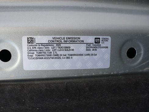Used 2026 Chevrolet Silverado 1500 RST w/ RST Select Package AWD/4WD image 7