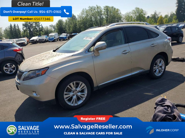 Used 2011 Lexus RX 450h AWD w/ Premium Pkg image 1