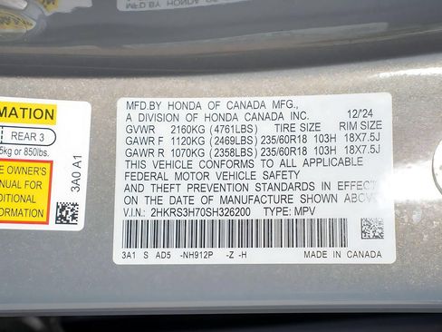 Certified 2025 Honda CR-V EX-L image 38