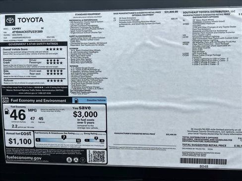 New 2026 Toyota Camry SE FWD image 23