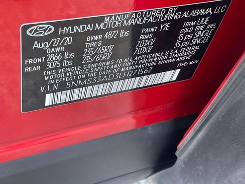 Used 2020 Hyundai Santa Fe SEL FWD image 33