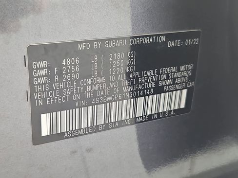 Used 2022 Subaru Legacy Touring XT image 37