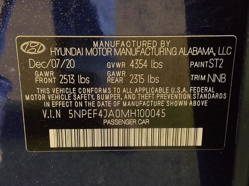 Used 2021 Hyundai Sonata SEL w/ Convenience Package FWD image 33
