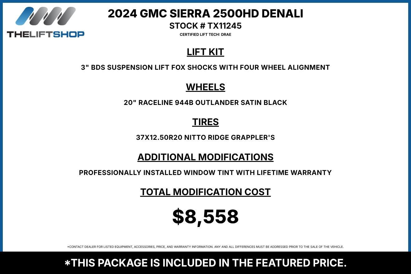Used 2024 GMC Sierra 2500 Denali w/ Denali Reserve Package AWD/4WD image 2