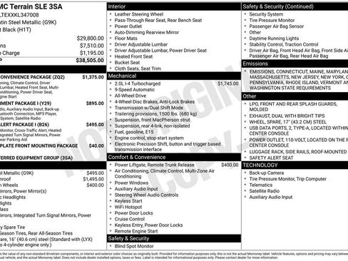 Used 2019 GMC Terrain SLE w/ Driver Convenience Package image 27