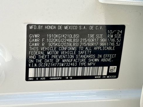 Certified 2025 Honda HR-V EX-L image 29