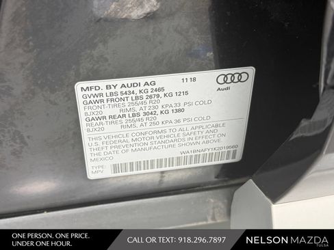 Used 2019 Audi Q5 2.0T Premium Plus w/ Premium Plus Package AWD/4WD image 60