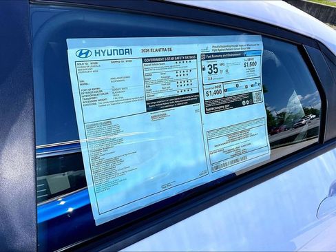 New 2026 Hyundai Elantra SE FWD image 15