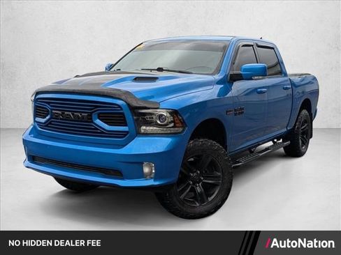 Used 2018 RAM 1500 Sport w/ Hydro Blue Sport Package AWD/4WD image 1