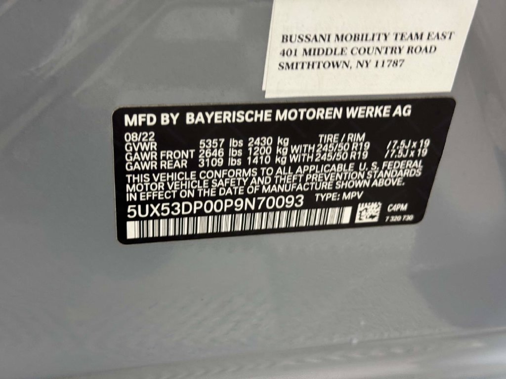 Used 2023 BMW X3 xDrive30i w/ M Sport Package AWD/4WD image 34