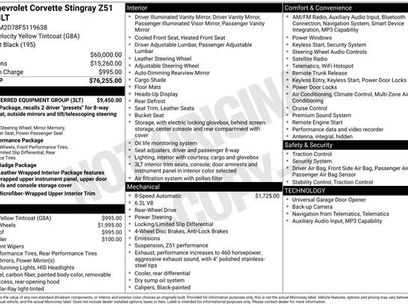 Used 2015 Chevrolet Corvette Stingray Coupe w/ 3LT Preferred Equipment Group