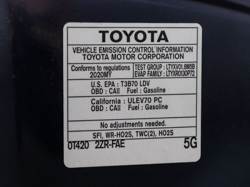 Certified 2020 Toyota Corolla LE w/ Carpet Mat Package (TMS) FWD image 29