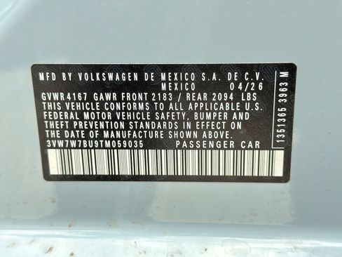 New 2026 Volkswagen Jetta SE FWD image 31
