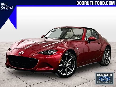 Used 2021 MAZDA MX-5 Miata RF Grand Touring RWD image 1