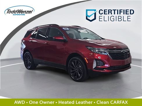 Certified 2022 Chevrolet Equinox RS w/ RS Leather Package AWD/4WD image 1
