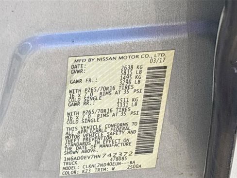 Used 2017 Nissan Frontier SV image 33