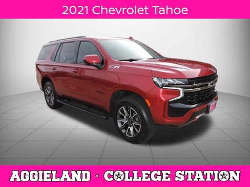 Used 2021 Chevrolet Tahoe Z71 w/ Rear Media and Nav Package AWD/4WD image 1